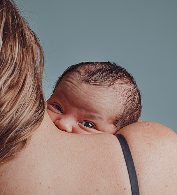 baby with mum